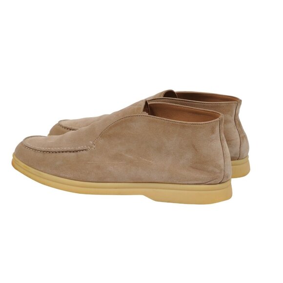 Loro Piana Mens Open Walk Ankle Boots US 9 EU 42 Tan Brown Suede Slip On Chukkas main image 7